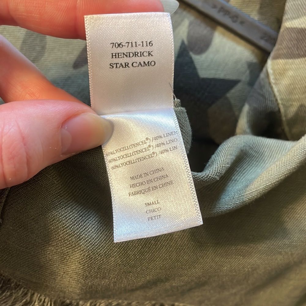 Rails Hendrick Star Camo Military Jacket S - Picture 7 of 9